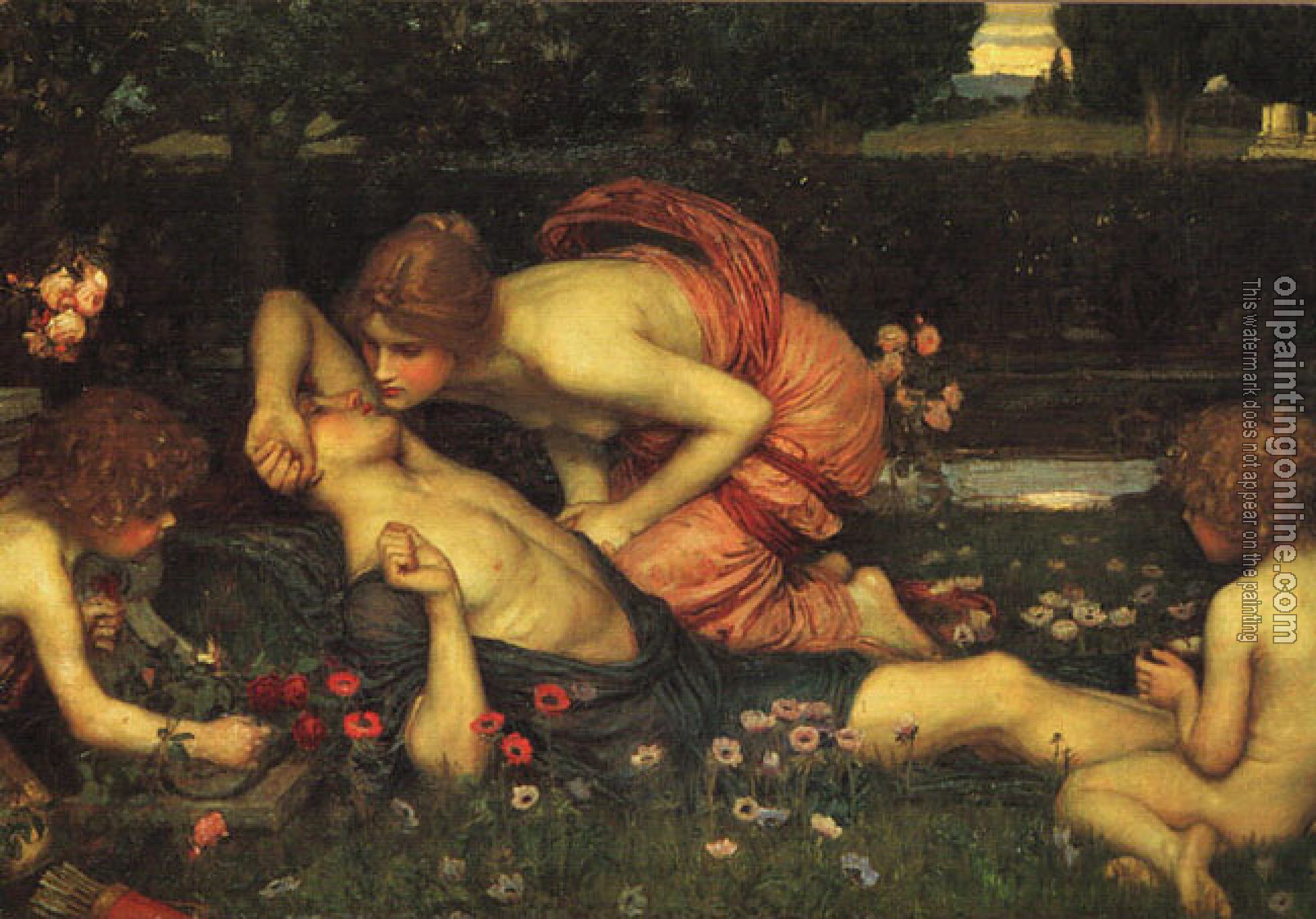 Waterhouse, John William - The Awakening of Adonis